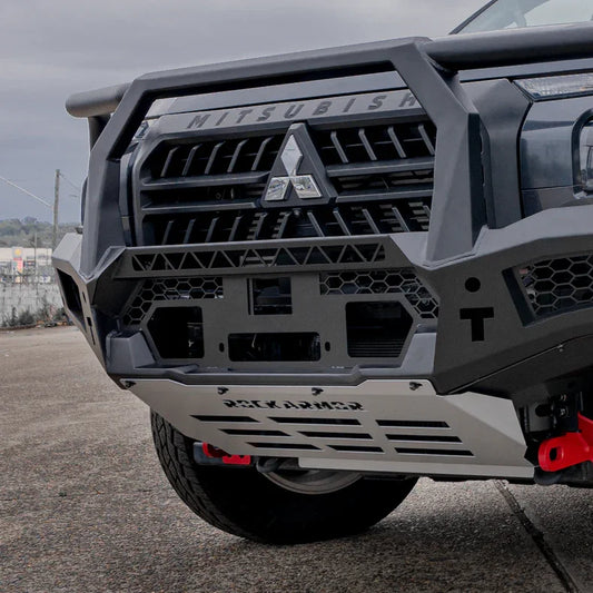 Rockarmor Gt Hoop Steel Bullbar - Mitsubishi Mv Triton 2024 + - Winch Bar