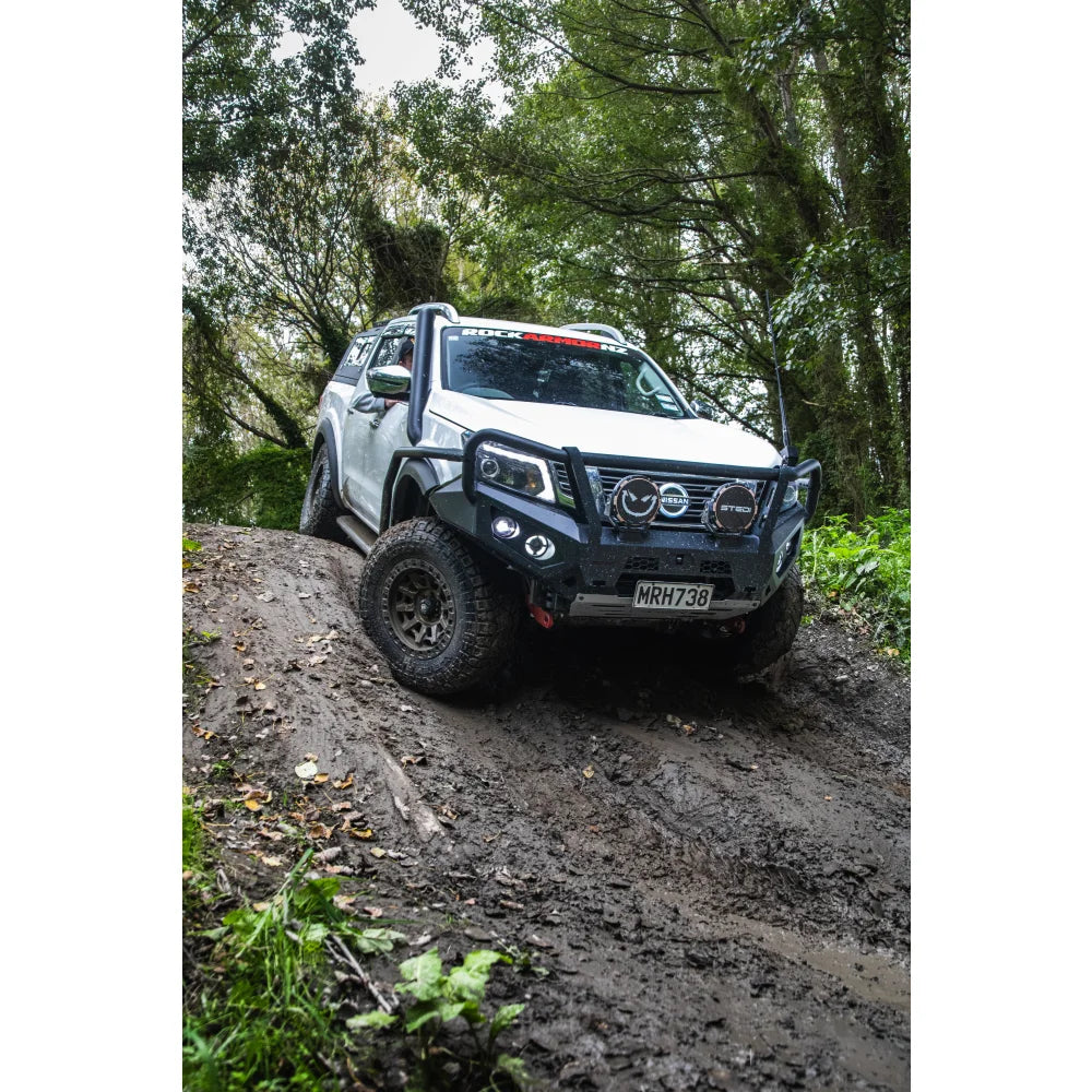 Rockarmor Gt Hoop Steel Bullbar - Nissan Navara Np300 2015 - Current - Winch Bar