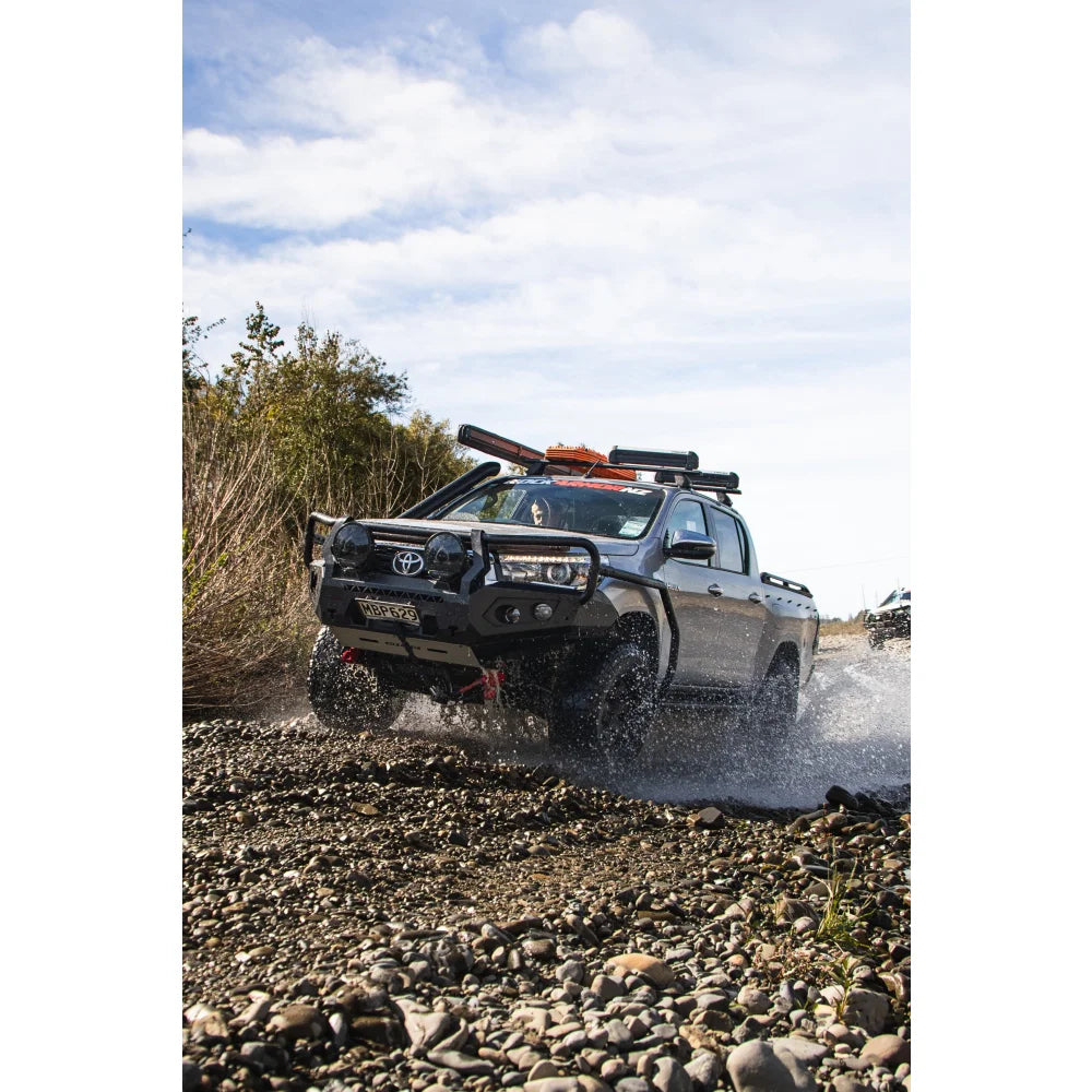 Rockarmor Gt Hoop Bullbar Combo Pack - Toyota Hilux 2015-2020 - Winch Bar Combo