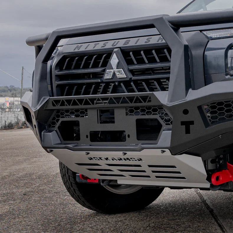 Rockarmor Gt Hoop Steel Bullbar - Mitsubishi Mv Triton 2024 + - Winch Bar