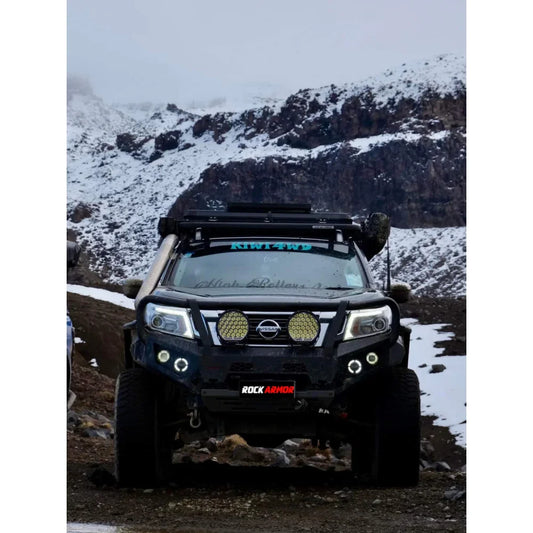 Rockarmor Gt Hoop Steel Bullbar - Nissan Navara Np300 2015 - Current - Winch Bar