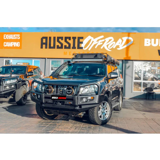 Rockarmor Premium Bullbar Frontal Combo To Suit Toyota Landcruiser 200 Series 2007-2015 (Bumper Cut) - Winch Bar Combo