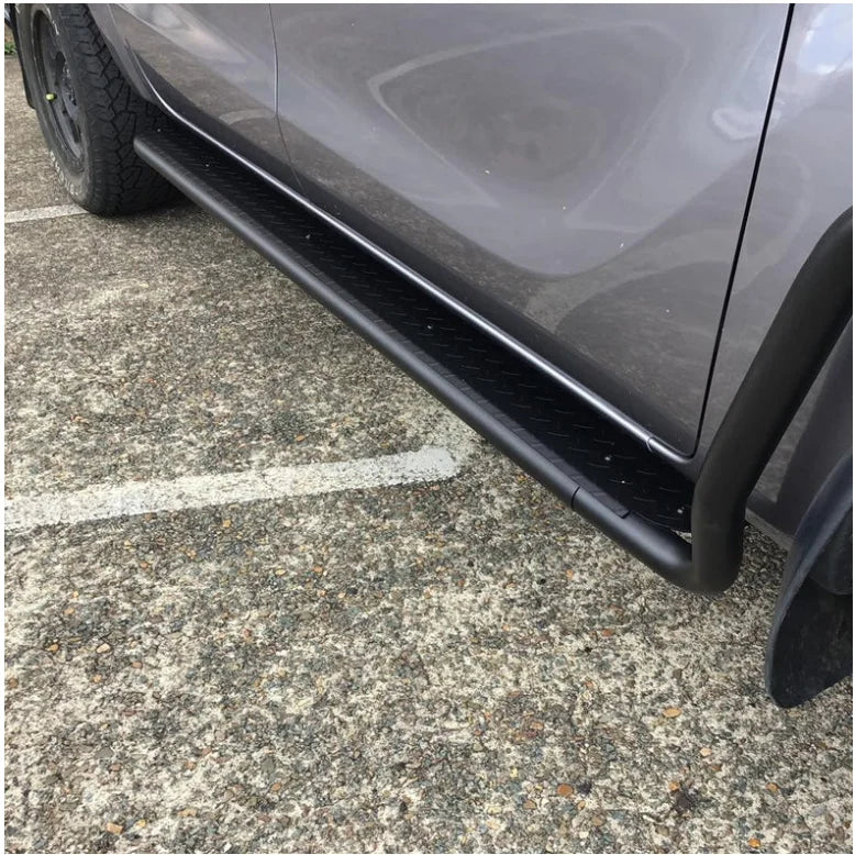 Rockarmor Steel Rockslider Side Steps To Suit Mazda Bt50 Dual Cab/Extra Cab 2012-2020 - Side Steps