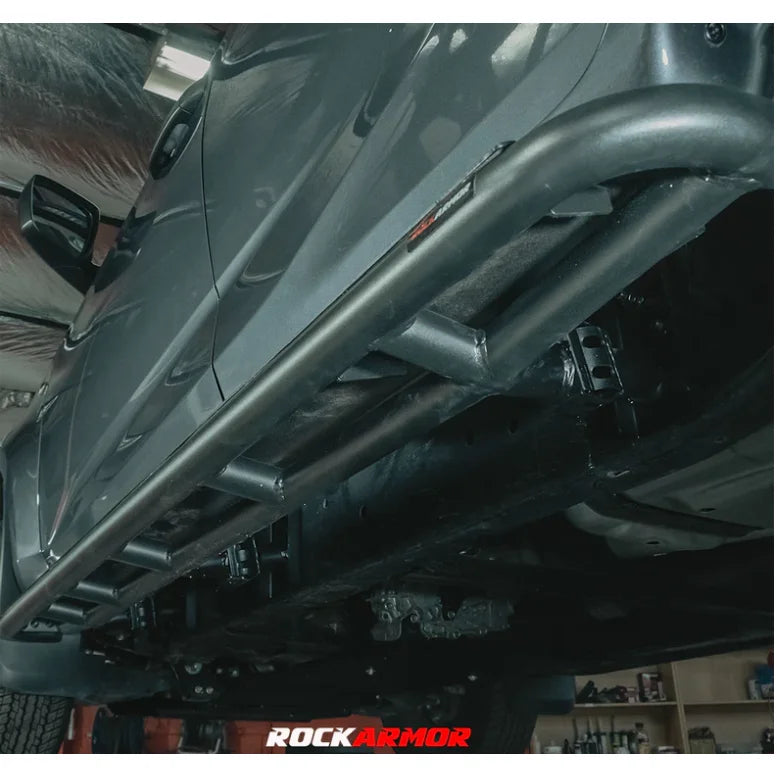 Rockarmor Steel Rockslider Side Steps To Suit Mazda Bt50 Dual Cab/Extra Cab 2012-2020 - Side Steps