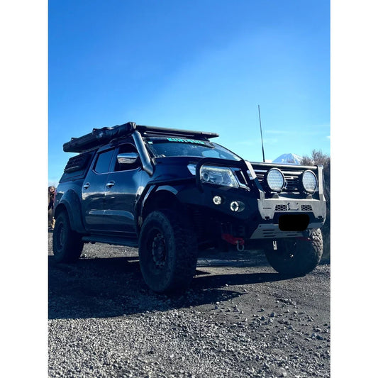 Rockarmor Steel Rockslider Side Steps To Suit Nissan Navara Np300 D23 2015 + - Side Steps