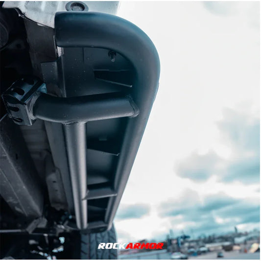 Rockarmor Steel Rockslider Side Steps To Suit Toyota Hilux N70 2005-2015 Single Cab - Side Steps