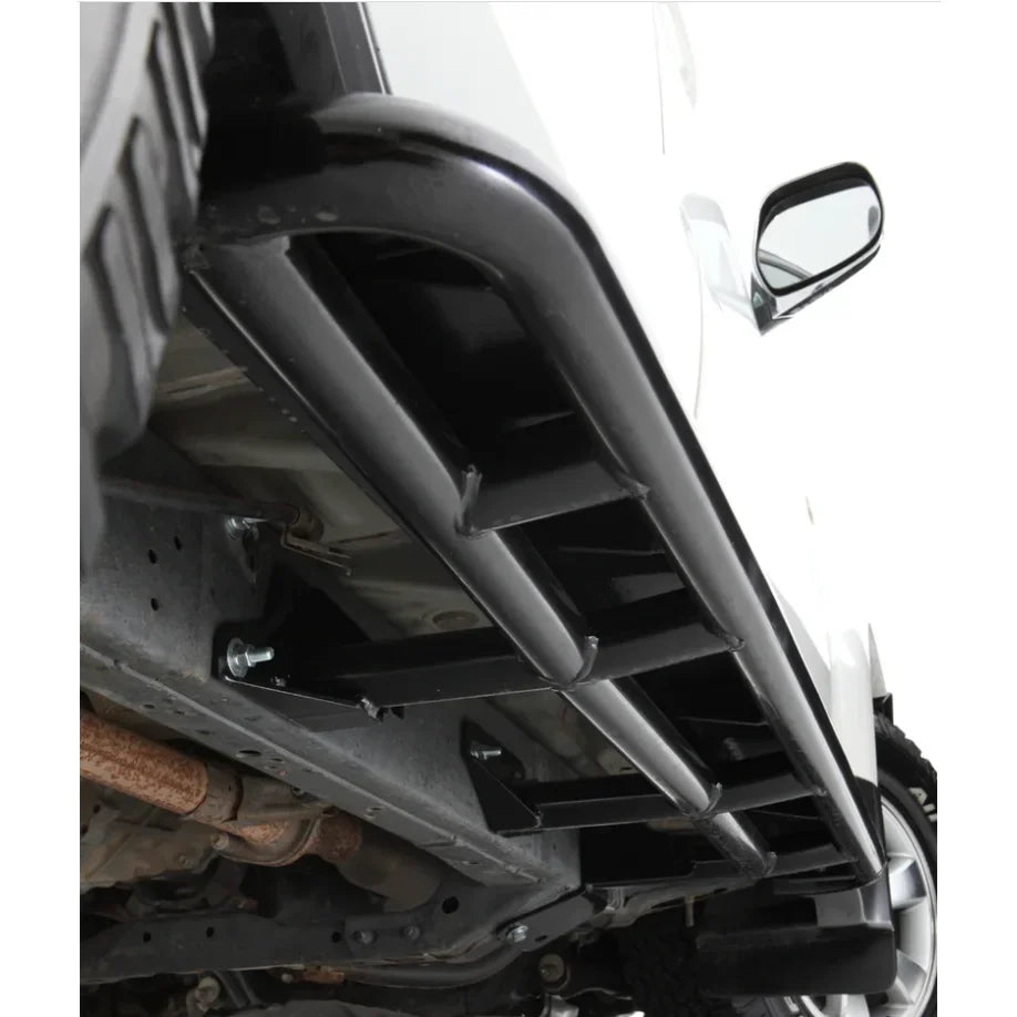 Rockarmor Steel Rockslider Side Steps To Suit Toyota Prado Fj120 Series 2003-2009 - Side Steps