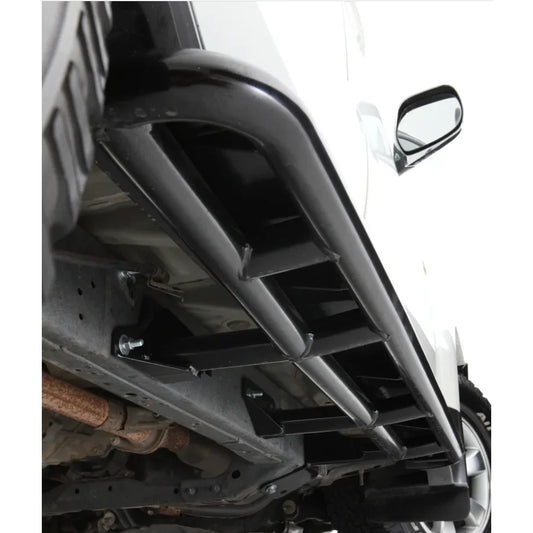 Rockarmor Steel Rockslider Side Steps To Suit Toyota Prado Fj120 Series 2003-2009 - Side Steps